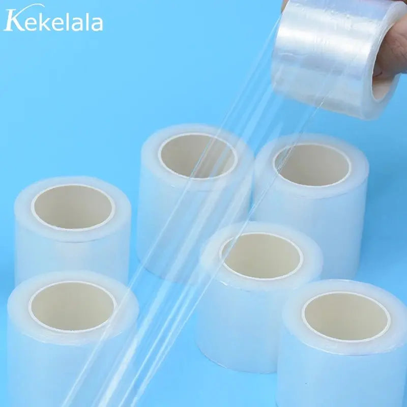 200m Clear Makeup Film for Lip, Eyebrow Tattoo, and Lash Perm - Trendy Tags Store