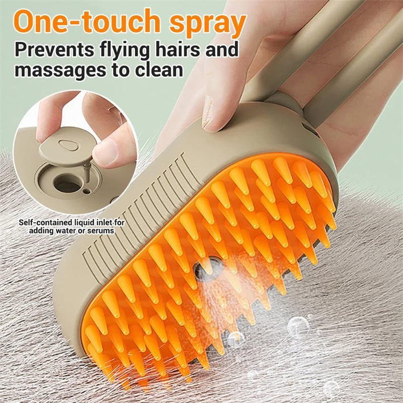 Pet Steam Brush Steamy Dog Brush 3 In 1 Electric