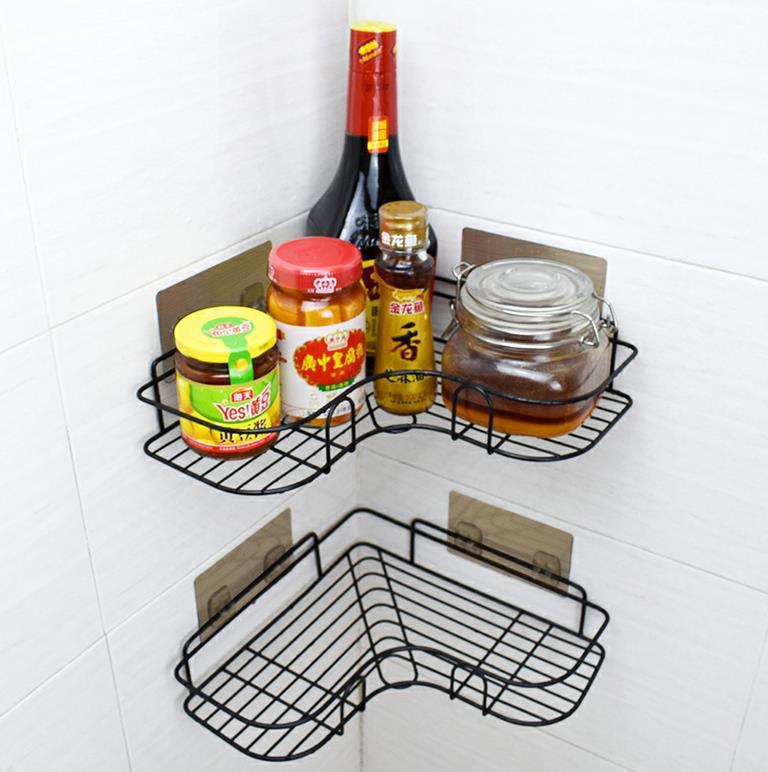 Bathroom/Kitchen Corner Shelf Household Tripod