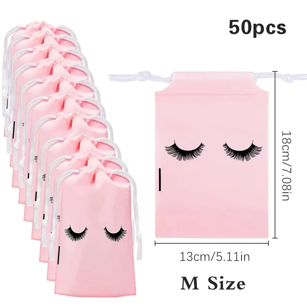 50 Pcs Eyelash Aftercare Bags - Trendy Tags Store