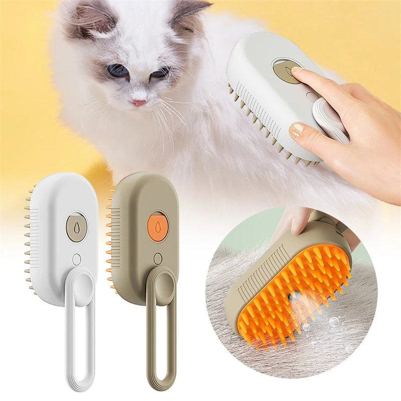 Pet Steam Brush Steamy Dog Brush 3 In 1 Electric