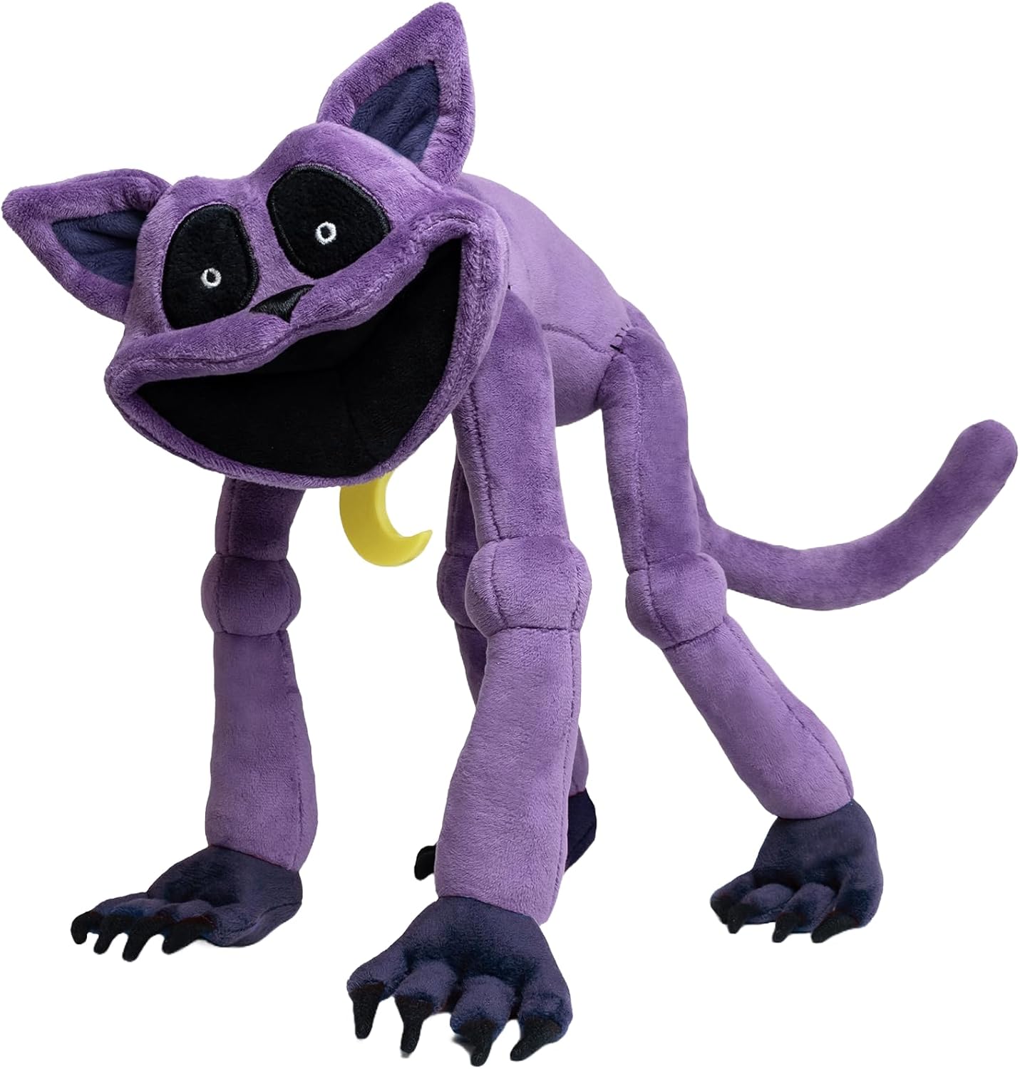 Poppy Playtime Monster CatNap Plush Toy with Posable Arms, Legs & Tail