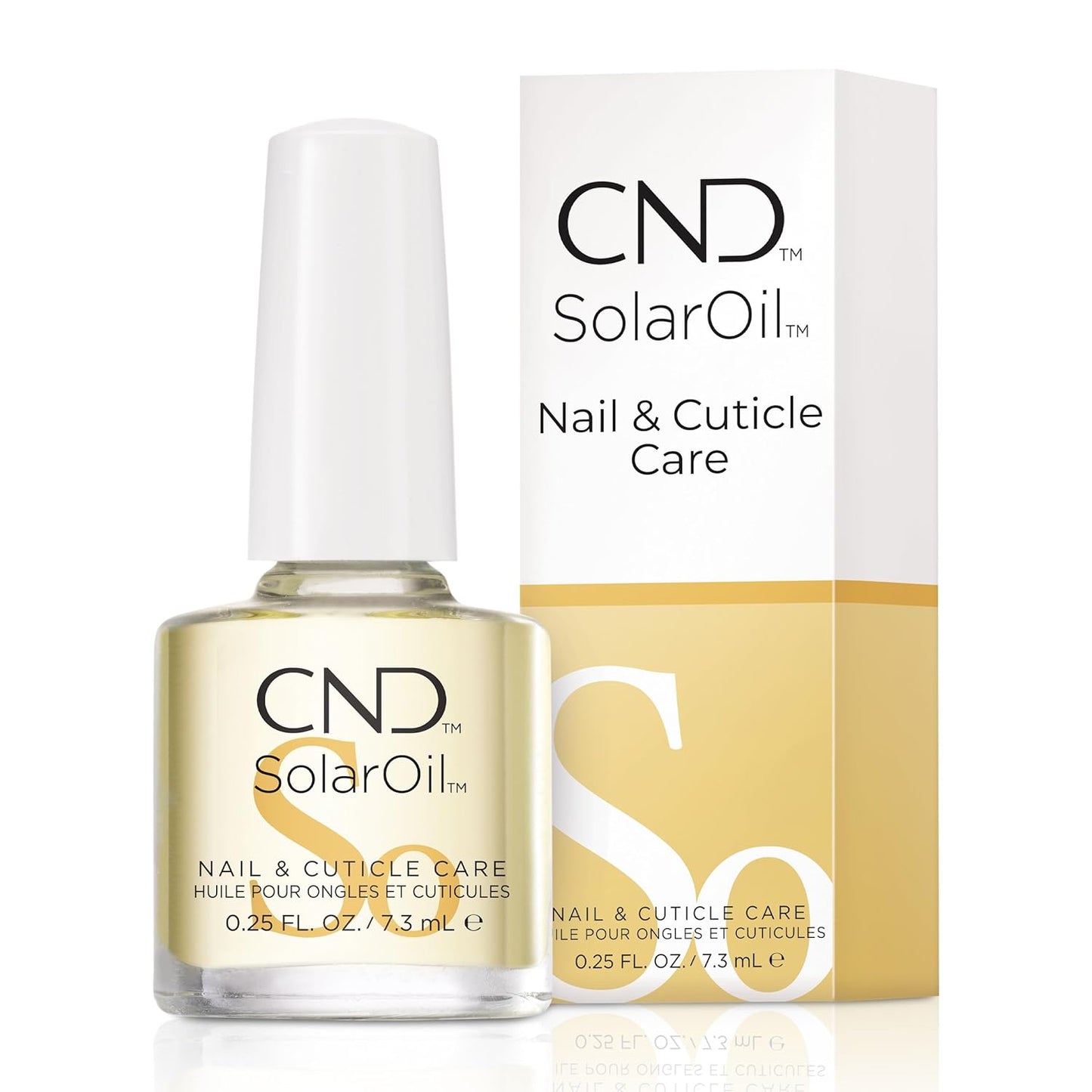 CND Solar Oil Cuticle Oil, Natural Blend Of Jojoba, Vitamin E, Rice Bran and Sweet Almond Oils, Moisturizes and Conditions Skin