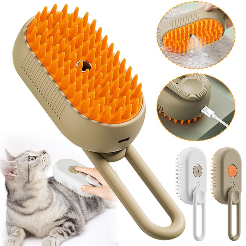 Pet Steam Brush Steamy Dog Brush 3 In 1 Electric