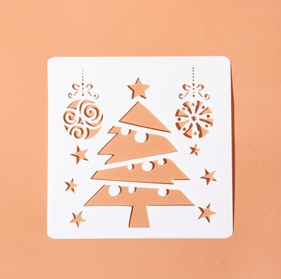 Diy Hand Tent Christmas Hollowed Out Template