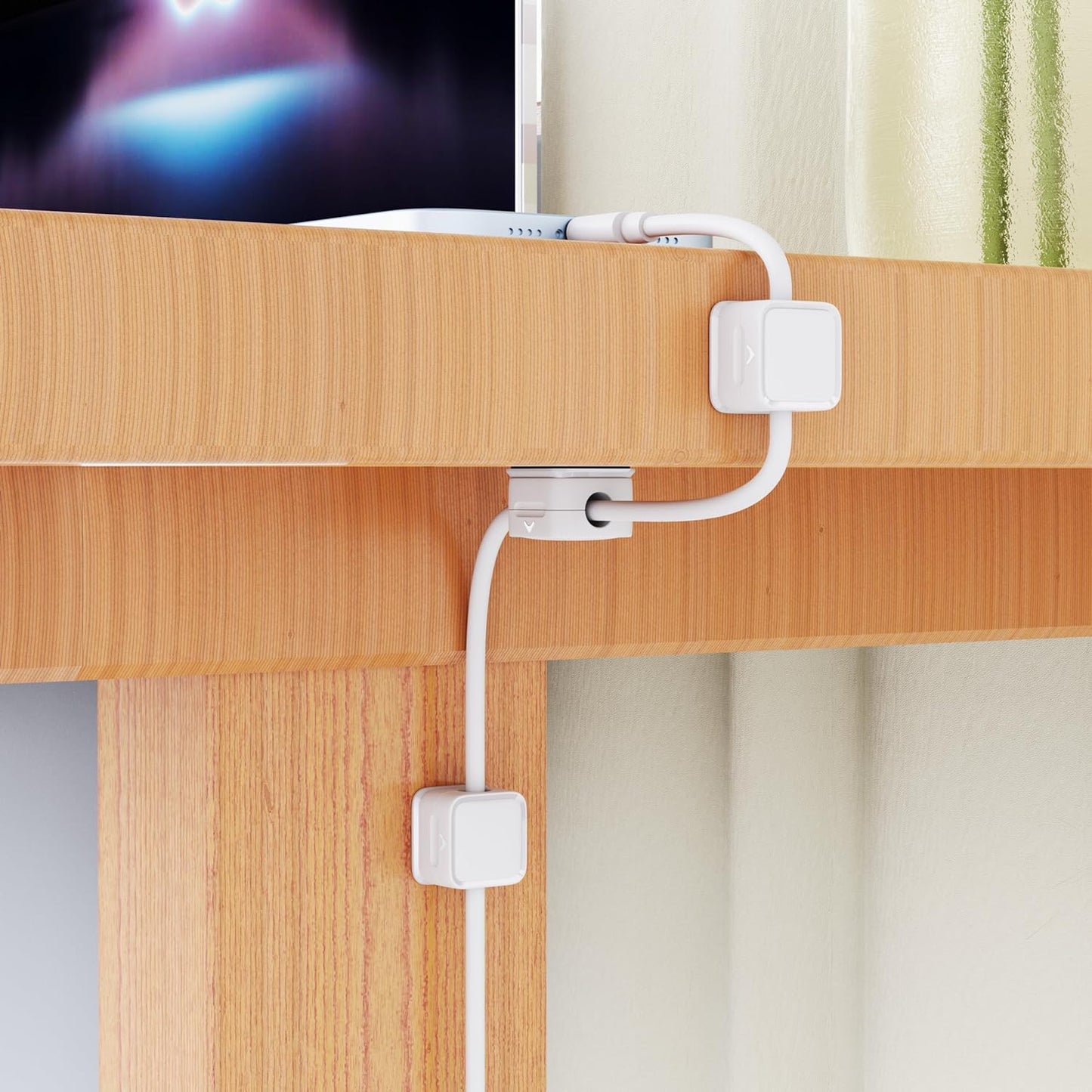 Cord Organizer Holder, 6 Pack Magnetic Phone Charging Cable Management, Hide Phone Charging Cable, Strong Adhesive