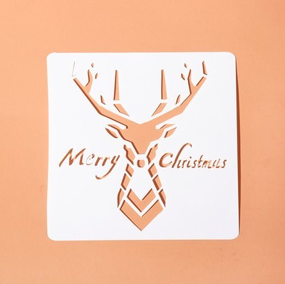 Diy Hand Tent Christmas Hollowed Out Template