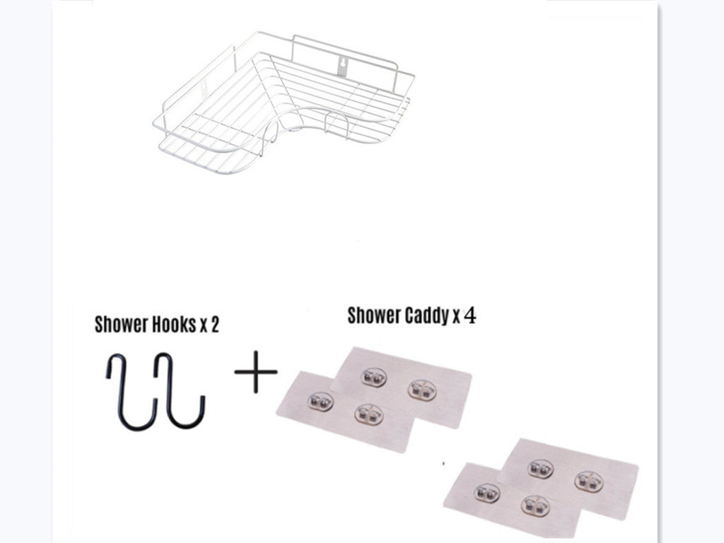 Bathroom/Kitchen Corner Shelf Household Tripod