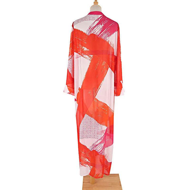 Chiffon Beach Cover-Up for Women Trendy Tags