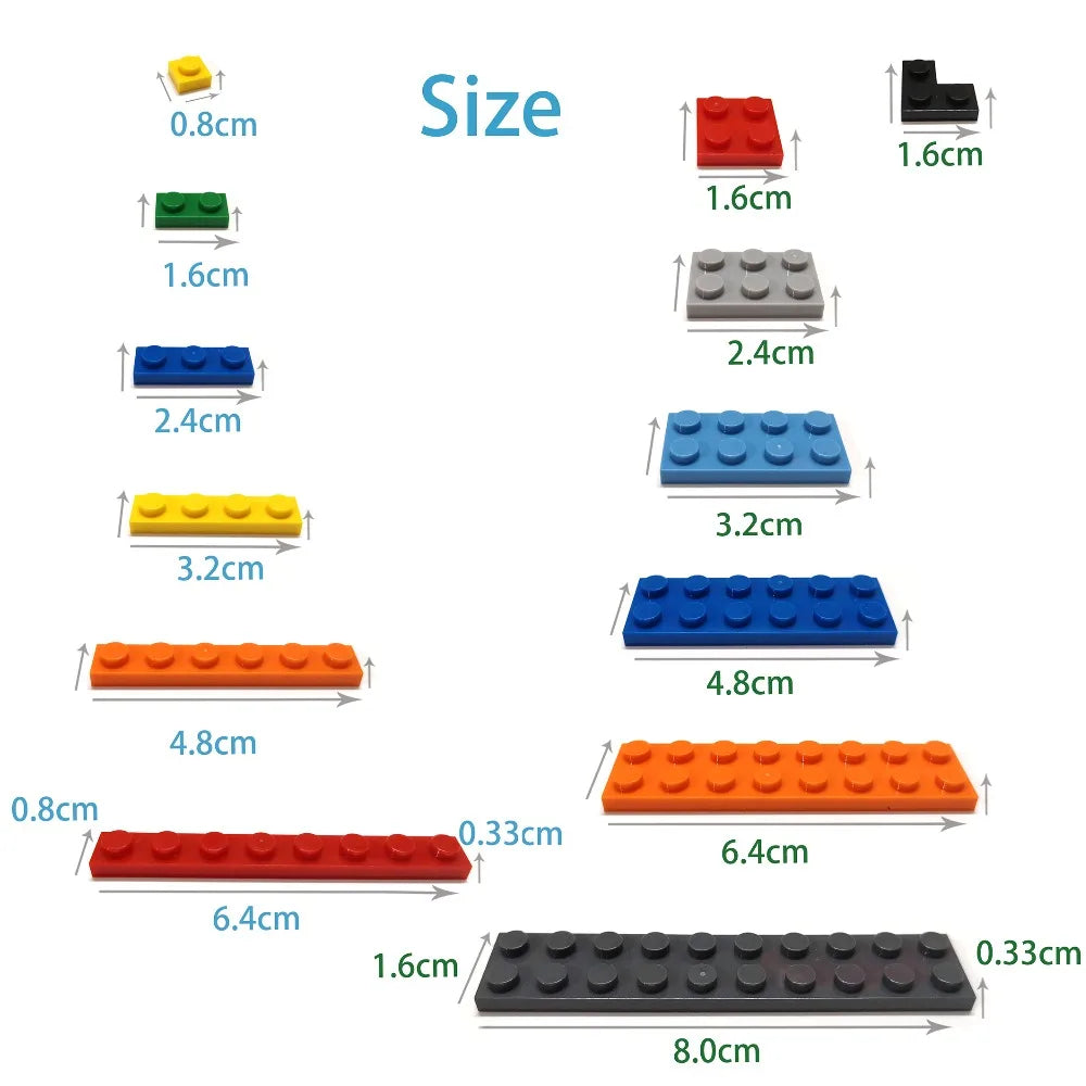 Bricks 1x2 Dot Educational Creative Size Compatible With 3004 Plastic Toys for Children