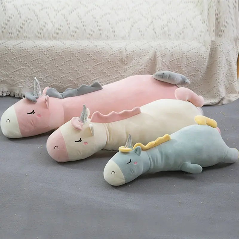 Giant Soft toy unicorn Stuffed High Quality Sleeping Pillow Animal Bed Decor Cushion