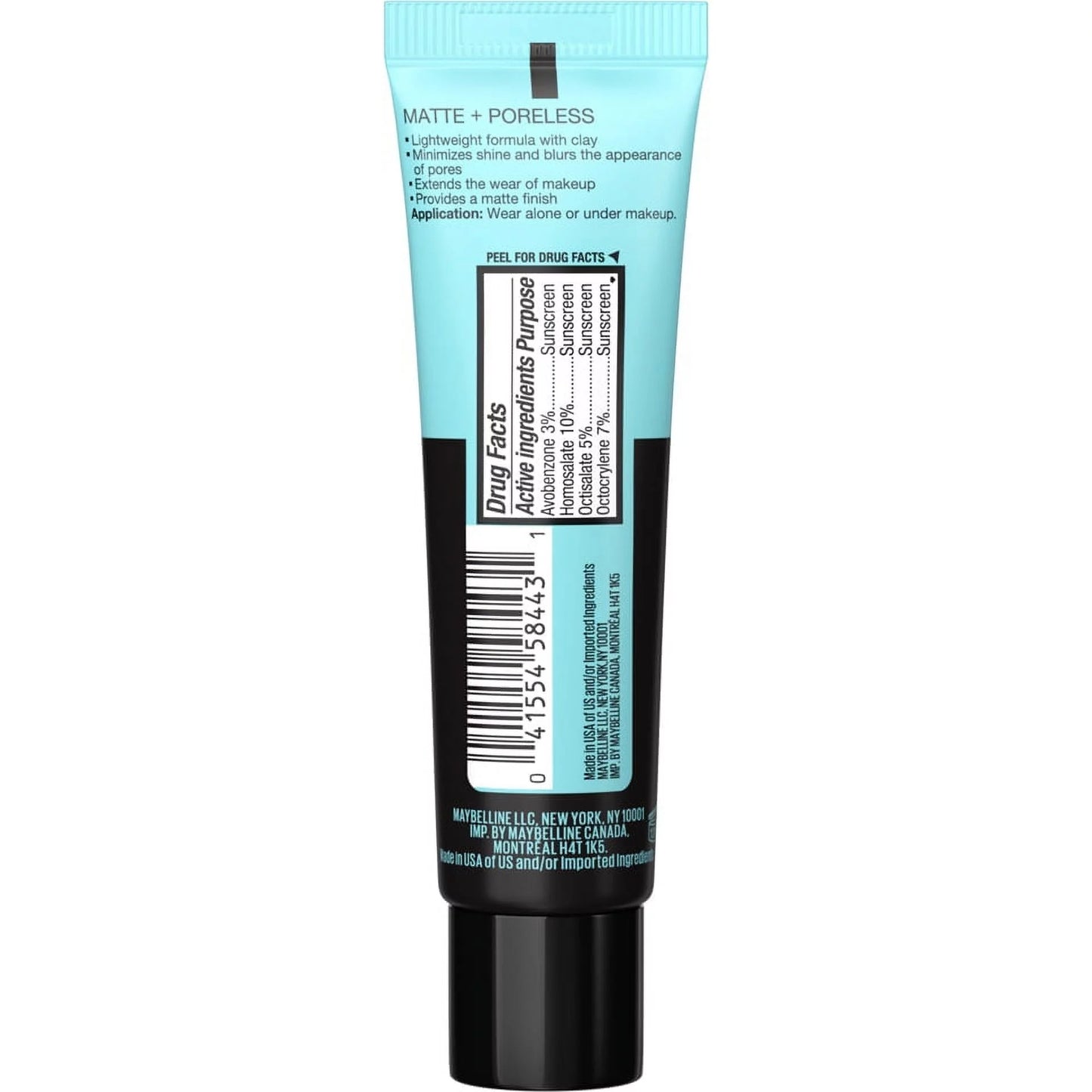 Maybelline Fit Me Matte and Poreless Mattifying Face Primer Makeup, Clear, 1 fl oz