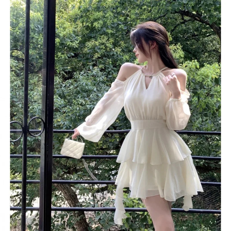 Summer French Style White Dress