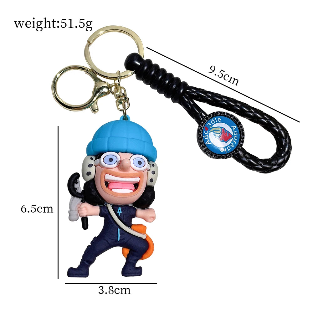 Luffy KeyRing Cartoon Couple Bag Car accessory