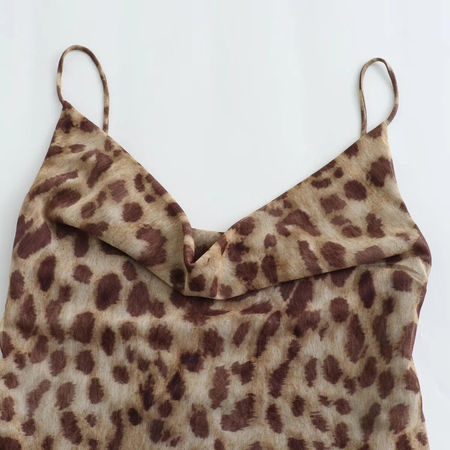 Leopard Print Swing Dress Trendy Tags