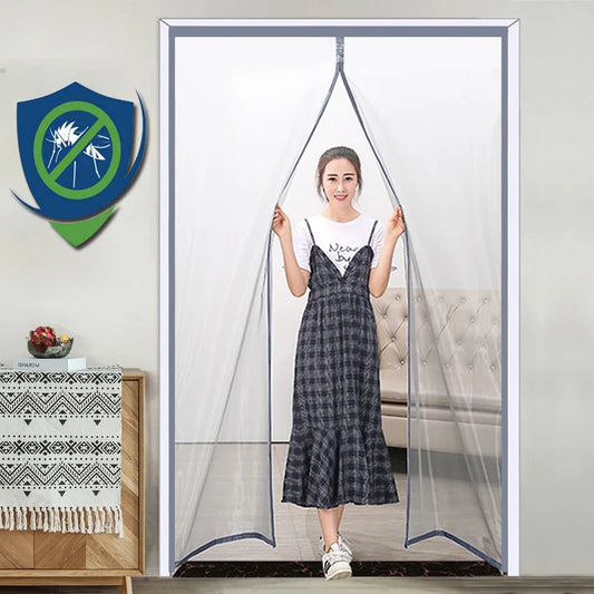 New Magnetic Screen Door Curtain Anti-Mosquito Net Fly