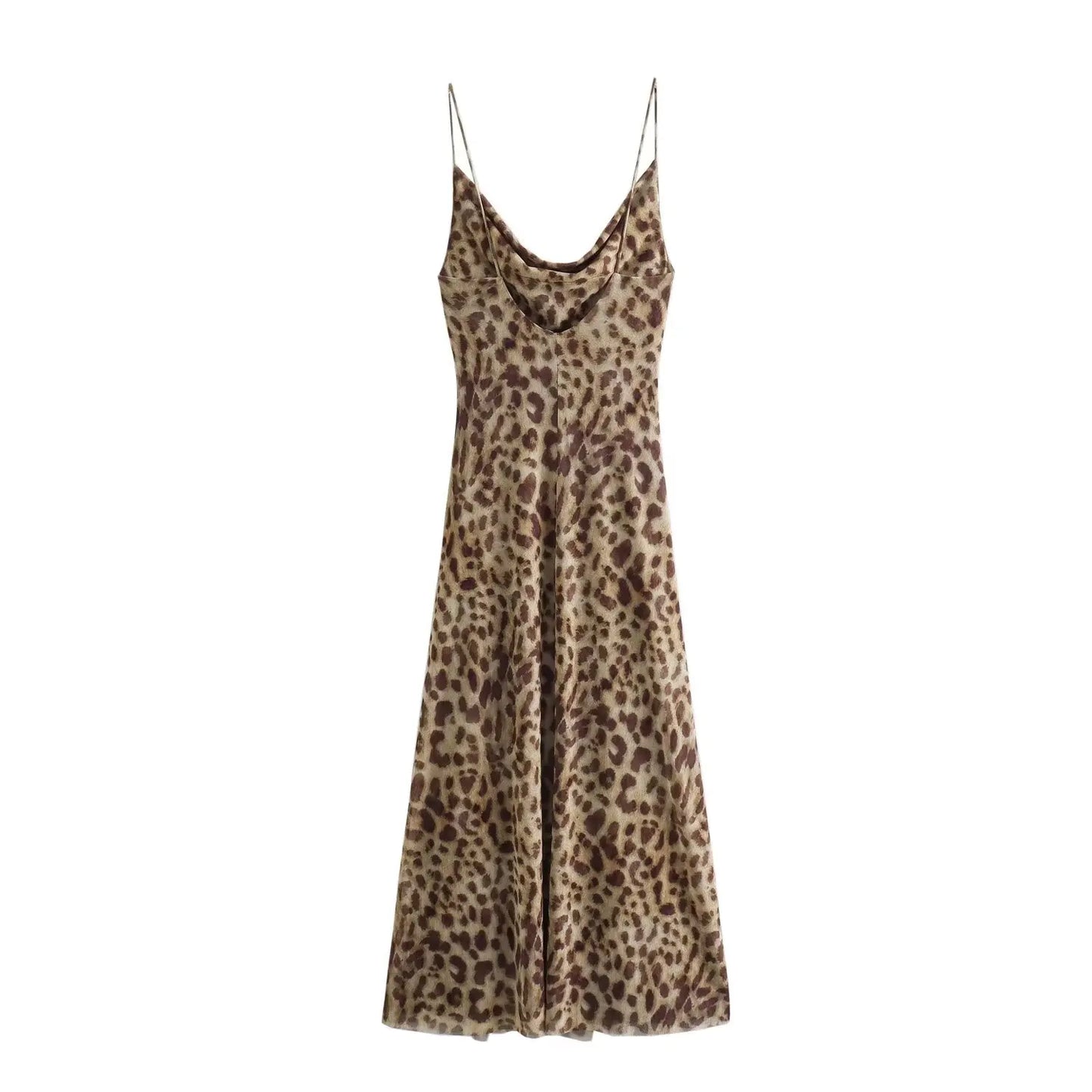 Leopard Print Swing Dress Trendy Tags