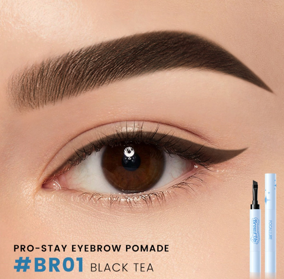 2 In 1 3D Eyebrow Gel Cream Eyeliner Pencil 3 Colors Waterproof Long-lasting Eyebrow Pomade Enhancers