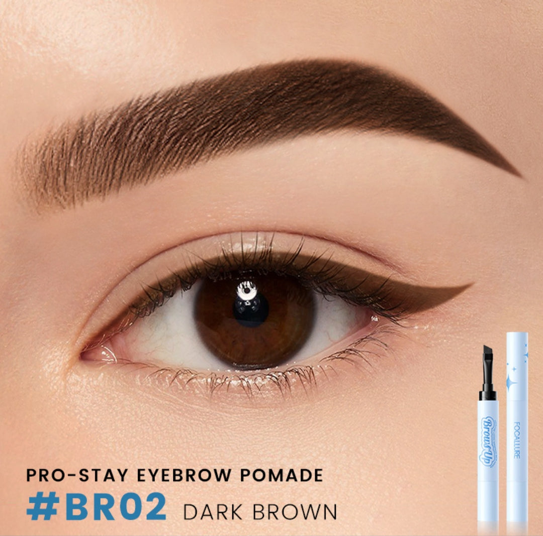 2 In 1 3D Eyebrow Gel Cream Eyeliner Pencil 3 Colors Waterproof Long-lasting Eyebrow Pomade Enhancers